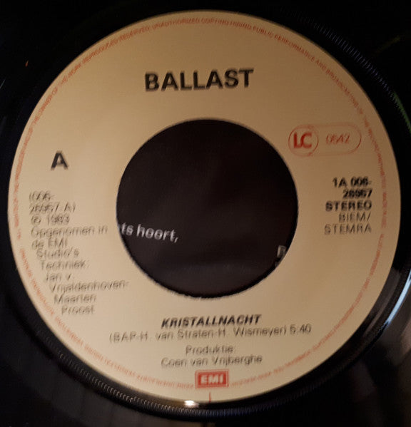 Ballast (6) : Kristallnacht (7", Single)