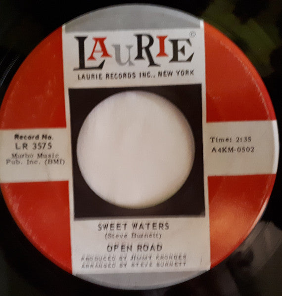 Open Road (7) : Sweet Waters (7", Single)