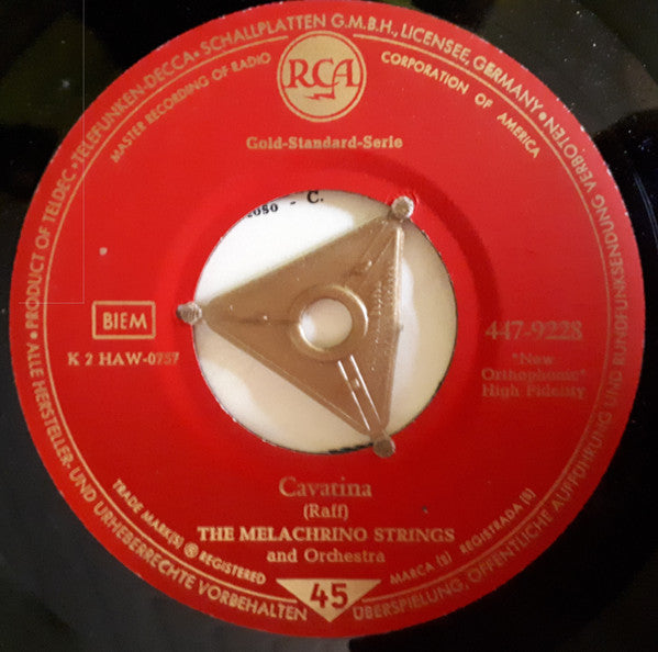 Melachrino Strings* o.l.v. George Melachrino : Cavatina / Mattinata (7")