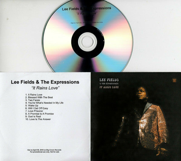 Lee Fields & The Expressions : It Rains Love (CDr, Album, Promo)