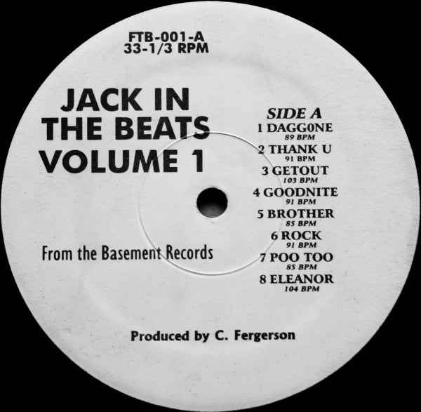 C. Fergerson : Jack In The Beats - Volume 1 (LP)