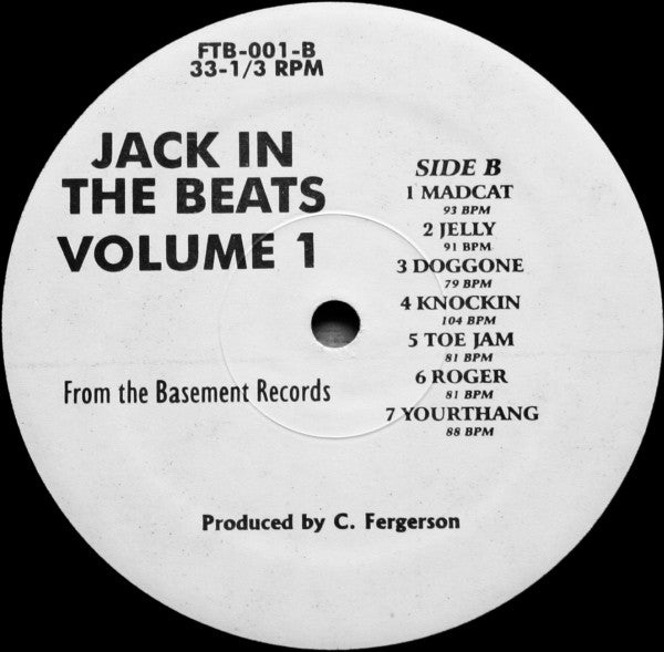C. Fergerson : Jack In The Beats - Volume 1 (LP)