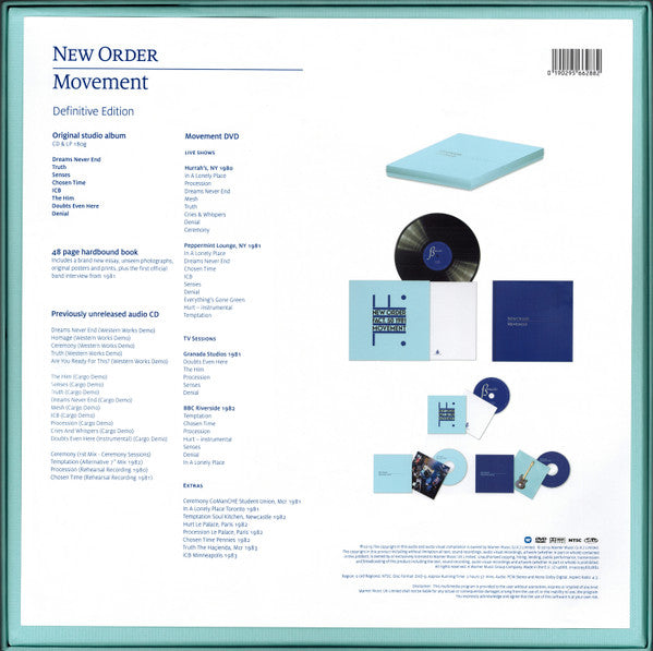 New Order : Movement (LP, Album, RE, RM, 180 + CD, Album, RE, RM + CD + )