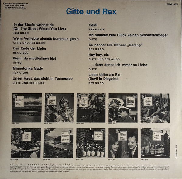 Gitte Hænning Und Rex Gildo : Gitte Und Rex (LP, Album)