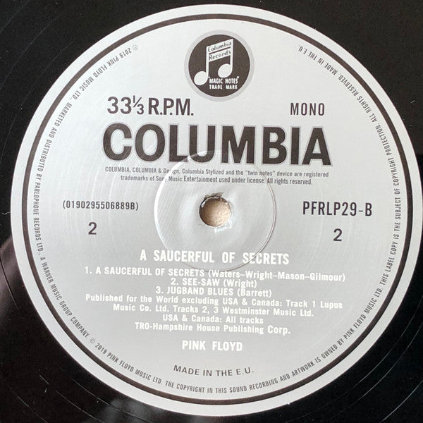 Pink Floyd : A Saucerful Of Secrets (LP, Album, RSD, Mono, Ltd, RE, RM, 180)