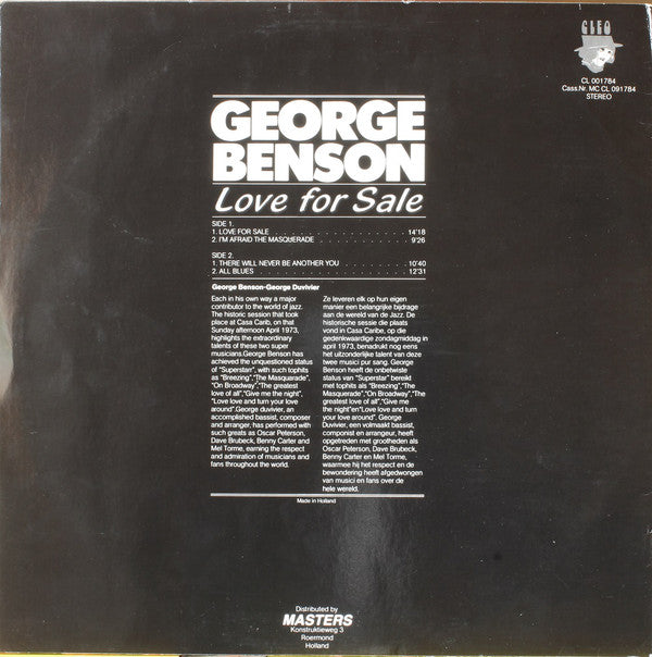 George Benson : Love For Sale (LP, Album)