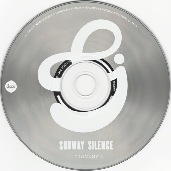Giovanca : Subway Silence (CD, Album, Promo, Car)