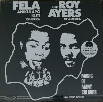 Fela Anikulapo Kuti* And Roy Ayers : Music Of Many Colours (LP, Album, RSD, Ltd, RE, Rai)