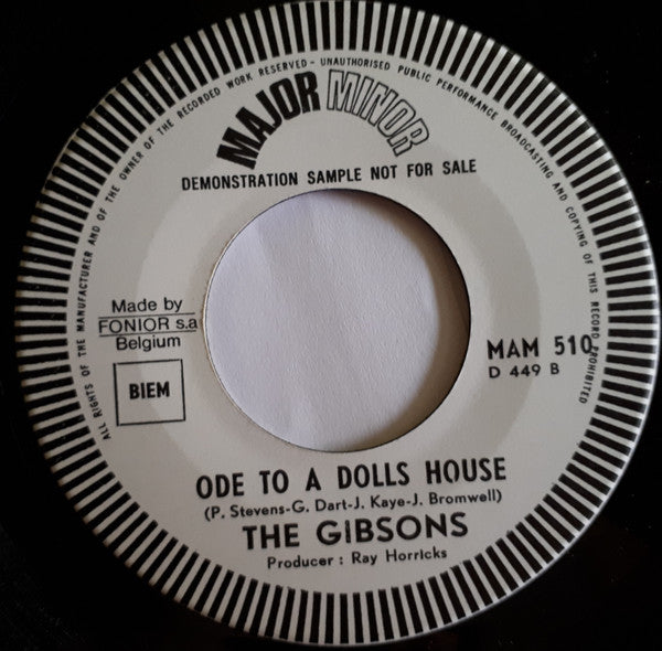 The Gibsons : Only When You're Lonely (7", Single, Promo)