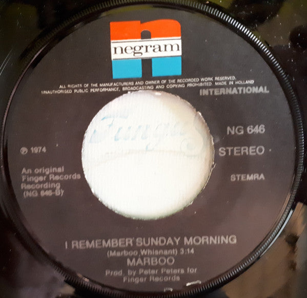 Marboo* : What About Love (7")