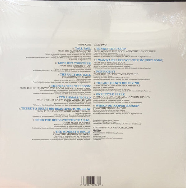 Various : Simply Sherman: Disney Hits From The Sherman Brothers (LP, RSD, Comp, Ltd)