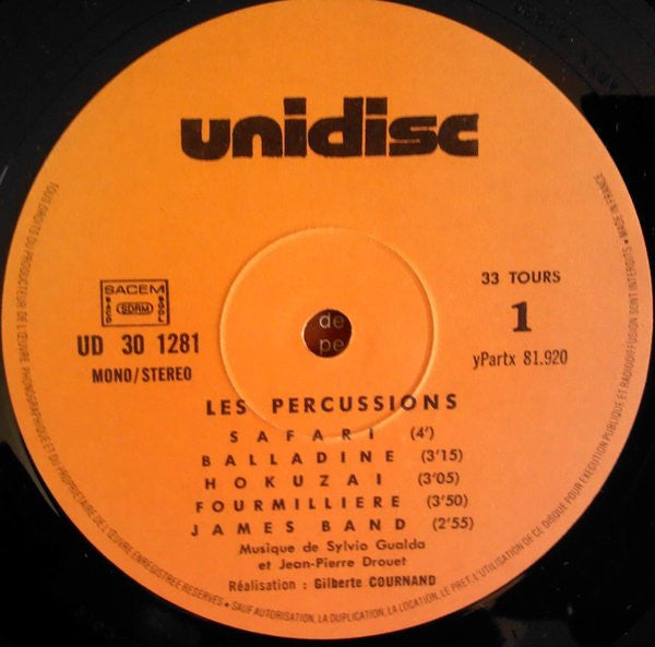 Sylvio Gualda Et Jean-Pierre Drouet : Pour La Danse - Les Percussions De Sylvio Gualda Et Jean-Pierre Drouet (LP, Album, RP)
