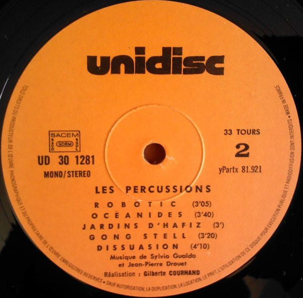 Sylvio Gualda Et Jean-Pierre Drouet : Pour La Danse - Les Percussions De Sylvio Gualda Et Jean-Pierre Drouet (LP, Album, RP)