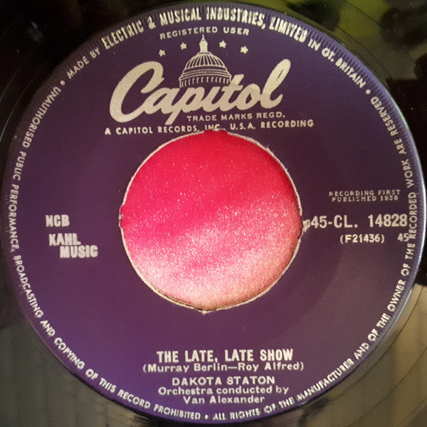 Dakota Staton : Trust In Me/The Late, Late Show (7", Single)