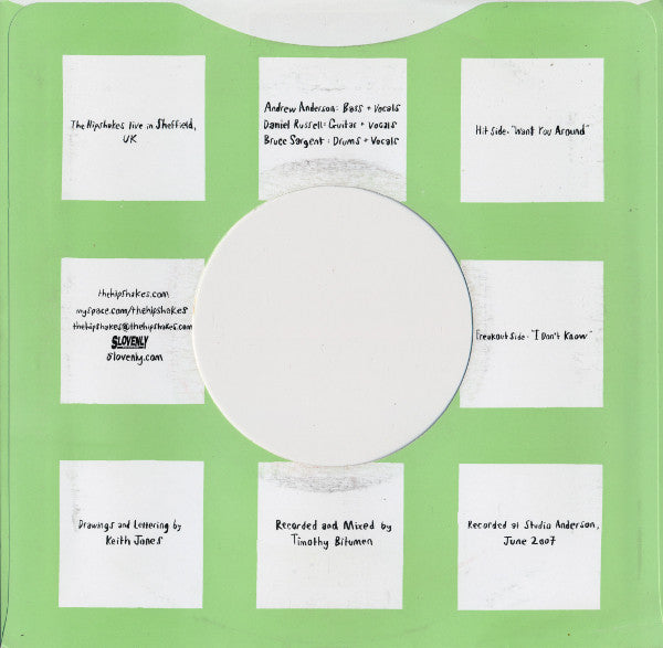 The Hipshakes : I Don't Know (7", Single)