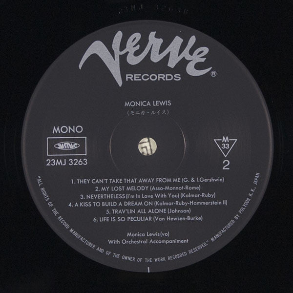 Monica Lewis : Easy Come, Easy Go (LP, Mono, RE)