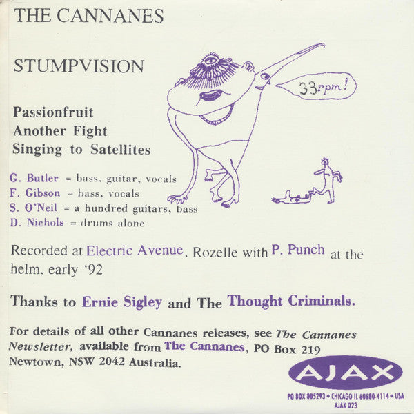 The Cannanes : Stumpvision (7", EP)