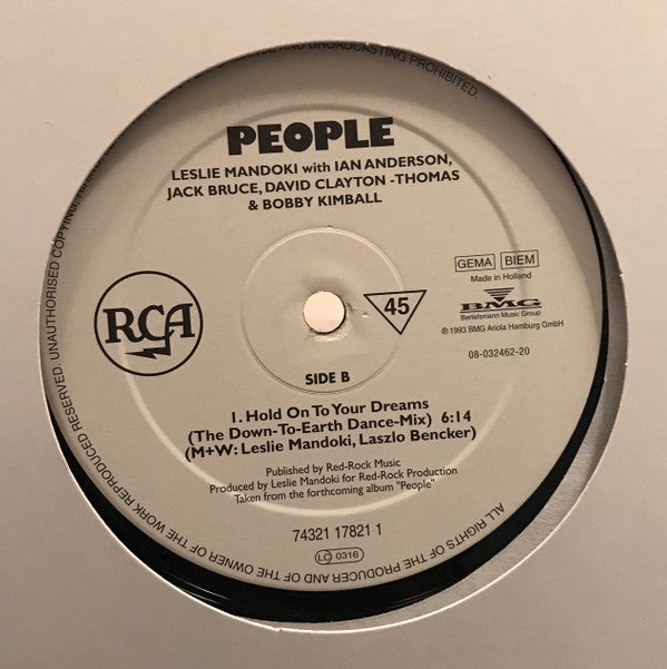 People (9) : Hold On To Your Dreams (12")