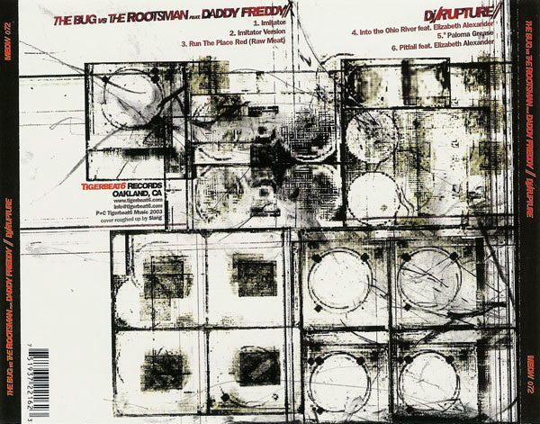 The Bug Vs The Rootsman / DJ /rupture : Split EP (CD, EP)