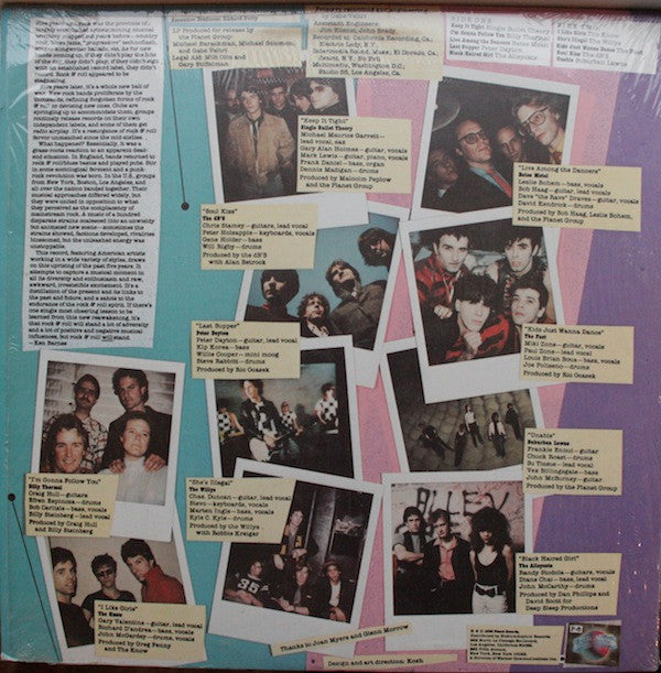 Various : Sharp Cuts - New Music From American Bands (LP, Comp)