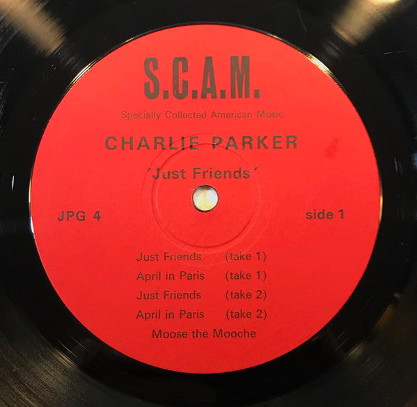 Charlie Parker : Just Friends (LP)