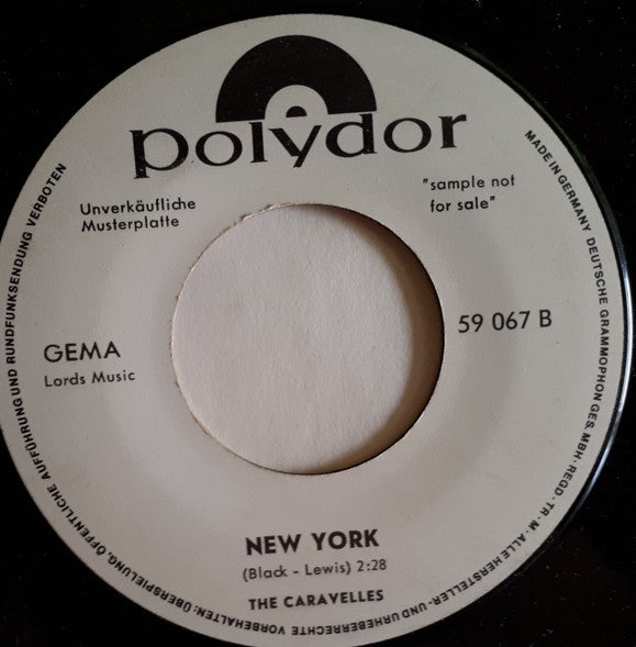 The Caravelles : Hey Mama You've Been On My Mind (7", Single, Promo)