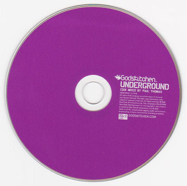 Paul Thomas (2) & Mark Eteson : Godskitchen: Underground (2xCD, Comp, Mixed)