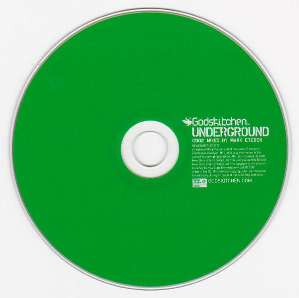 Paul Thomas (2) & Mark Eteson : Godskitchen: Underground (2xCD, Comp, Mixed)