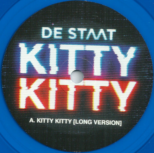 De Staat : Kitty Kitty  (7", RSD, Single, Ltd, Blu)