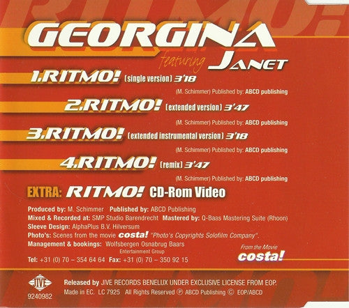Georgina Featuring Janet (5) : Ritmo! (CD, Maxi)