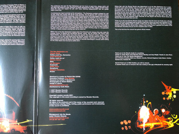 The New Barbarians : Live In Maryland - Buried Alive (3xLP, Album, RSD, Col)
