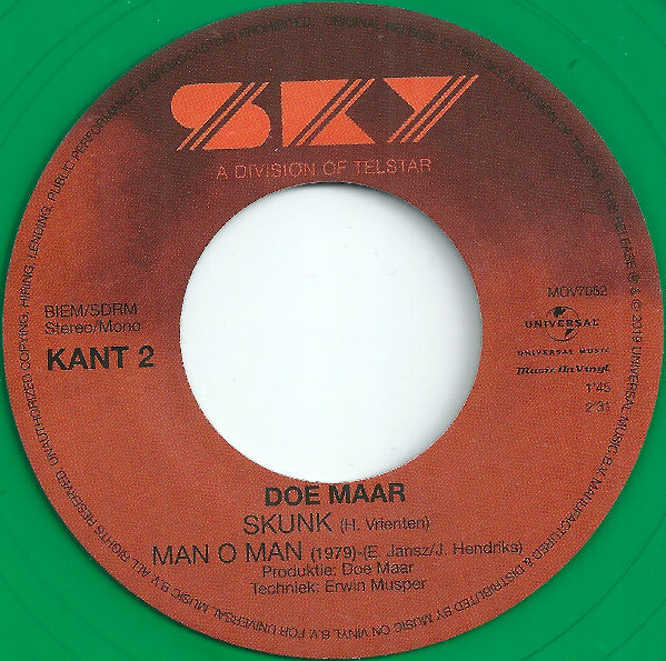 Doe Maar : De Bom (7", RSD, Single, Num, Gre)