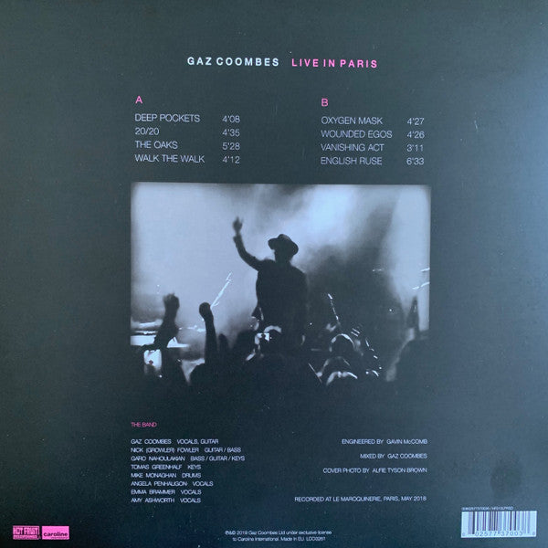 Gaz Coombes : Live in Paris (12", EP, RSD, Ltd)