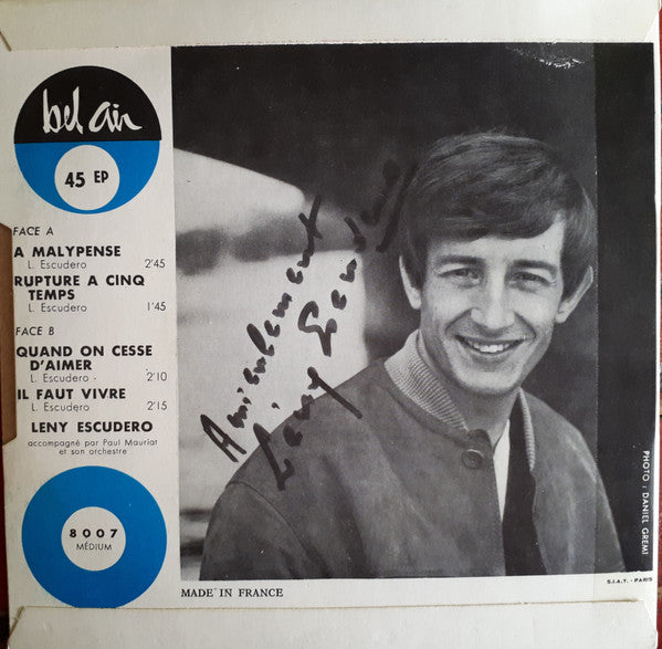 Leny Escudero : A Malypense (7", EP)