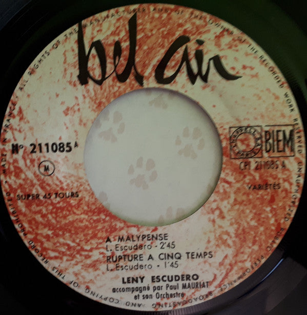 Leny Escudero : A Malypense (7", EP)
