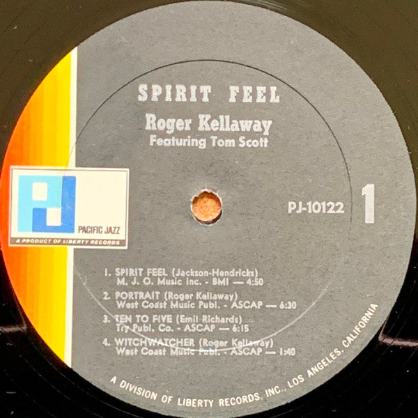 Roger Kellaway Featuring Tom Scott : Spirit Feel (LP, Album, Mono, Kee)