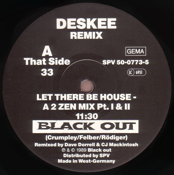 Deskee : Let There Be House: The 90's Edition (12")