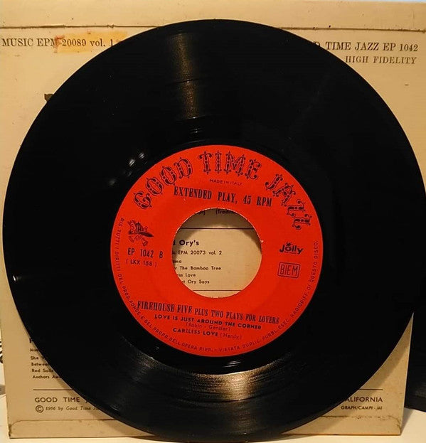 Firehouse Five Plus Two : Plays For Lovers Vol. 3 (7", EP)