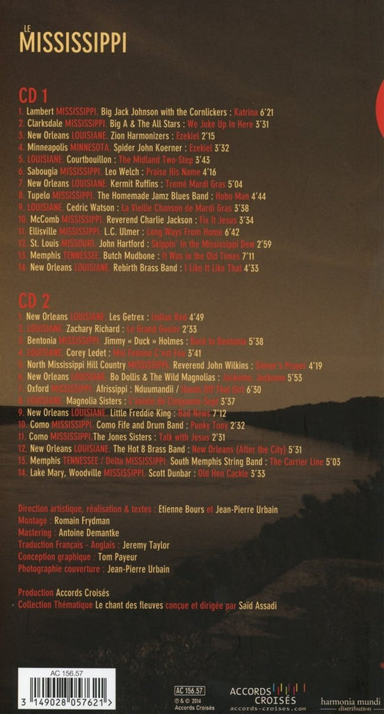 Various : Le Mississippi = The Mississippi (2xCD, Comp)