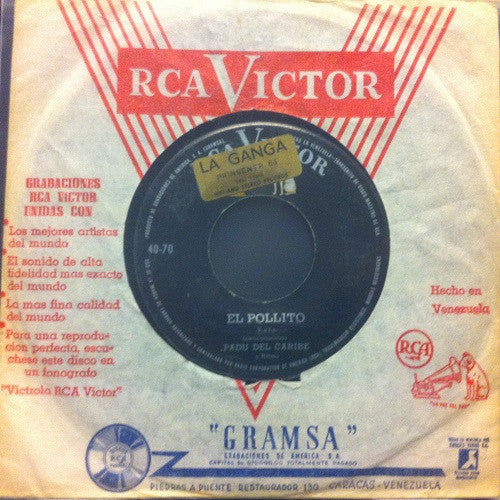Padu Del Caribe : Aboso (Sólo Á Tí) / El Pollito (7")