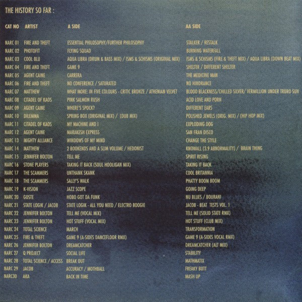 Various : Class A Cuts Volume 2 - Narcotix Lounge (CD, Comp)