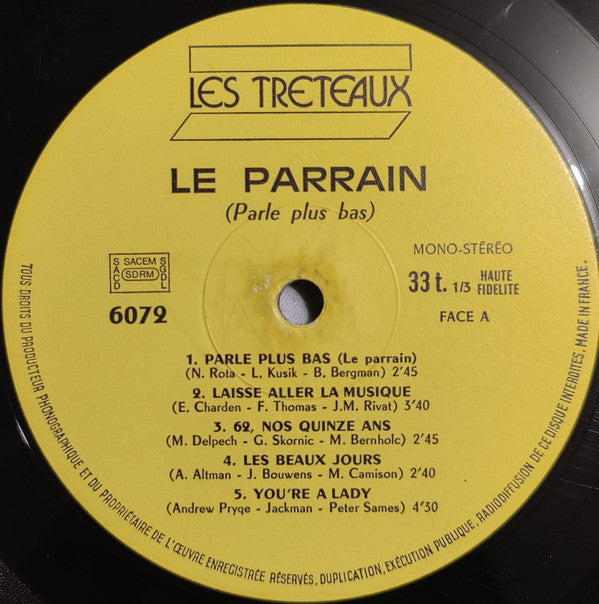 The Music Sweepers : Le Parrain (LP, Mono)