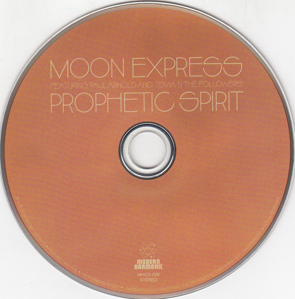 Moon Express Featuring Paul Arnold (8) & Tsvia & The Followers : Prophetic Spirit (CD, Album)