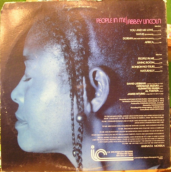 Abbey Lincoln : People In Me (LP, Album, Gat)