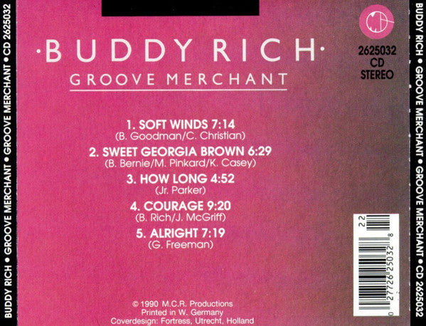 Buddy Rich : Groove Merchant (CD, Album)