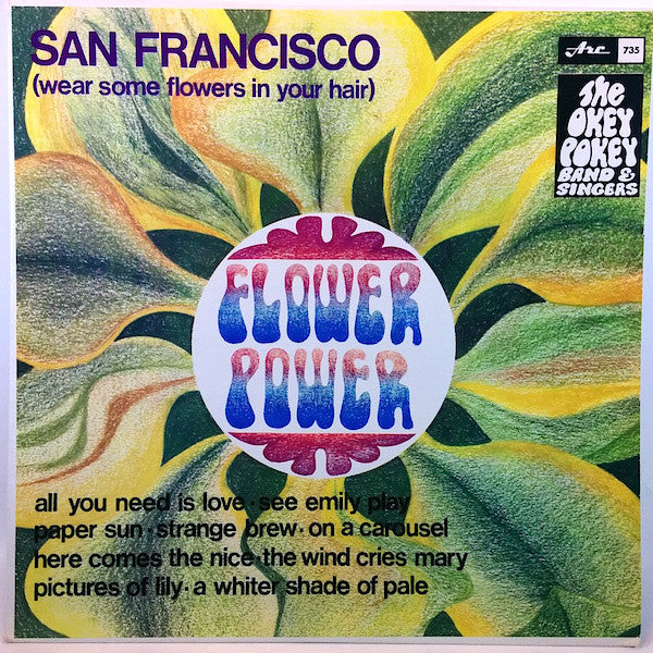 Okey Pokey Band & Singers : Flower Power (LP, Album, Mono)