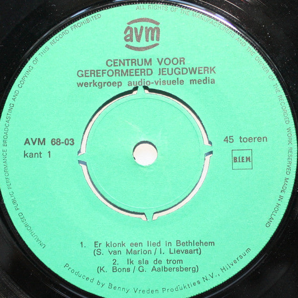 Vocal Group Voorschoten : Er Klonk Een Lied In Bethlehem (7", EP)