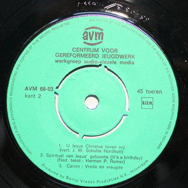 Vocal Group Voorschoten : Er Klonk Een Lied In Bethlehem (7", EP)