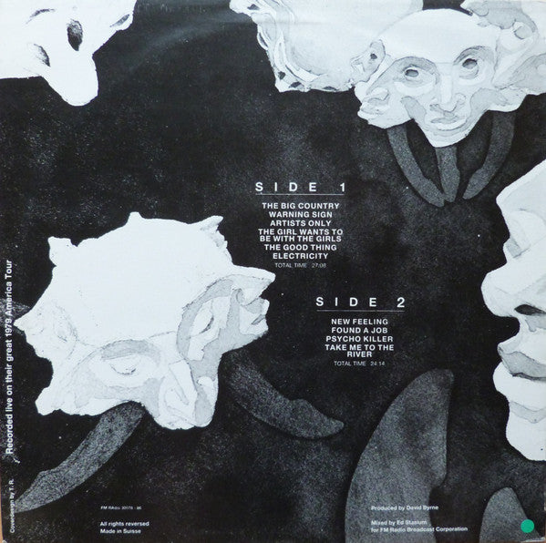 Talking Heads : Live Heads (LP, Unofficial)