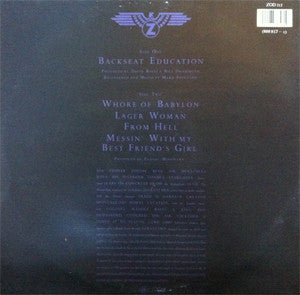 Zodiac Mindwarp And The Love Reaction : Backseat Education (12")